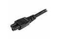 folie 4 von 4, vergrößern, 3 m laptop stromkabel, eu schuko auf c5 stecker, 2.5a 250v, 18awg, laptop ersatz stromkabel/ladekabel, netzkabel für laptop, kleeblatt/mickey mouse stromkabel (753e-3m-power-lead)