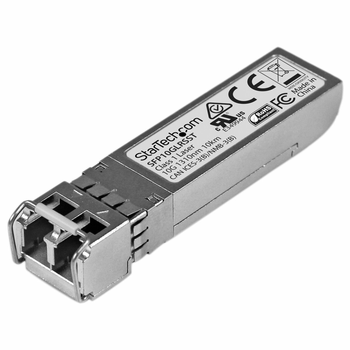 folie 1 von 3, vergrößern, cisco sfp-10g-lr-s kompatibel sfp+ - 10 gigabit fiber 10gbase-lr sfp+ transceiver modul - sm lc - 10km - 1310nm (sfp10glrsst)