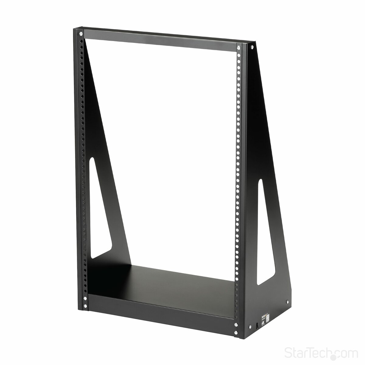folie 1 von 5, vergrößern, 2 post server rack - open rack - audio-video-rack - laborgestell - offener serverschrank - computer-rack - freistehendes rack - verteilerrahmen (2postrack16)