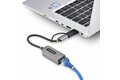 folie 7 von 8, vergrößern, 2.5gbe usb c ethernet adapter mit usb-a adapter, lan-rj45