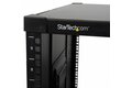 folie 2 von 4, vergrößern, 4-pfosten 9 he mobiles open frame serverrack, 19" netzwerk rack mit rädern für enge räume in büro/heimbüro, kleines rack für netzwerk/av/daten/it geräte - taa konform (rk960cp)