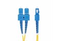 folie 2 von 4, vergrößern, 5 meter lwl patchkabel sc sc (upc) singlemode os2 duplex, 9/125µm, 40g/100g, lszh glasfaserkabel (smdos2scsc5m)