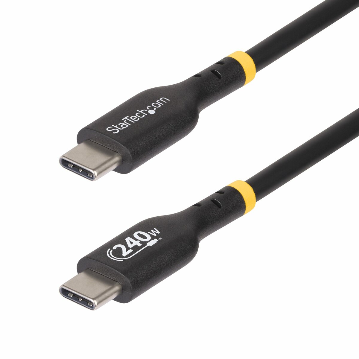 folie 1 von 5, vergrößern, 2 meter usb-c ladekabel, usb-if zertifiziert, usb c schnellladekabel, 240w pd epr, usb c 2.0 laptop-ladekabel