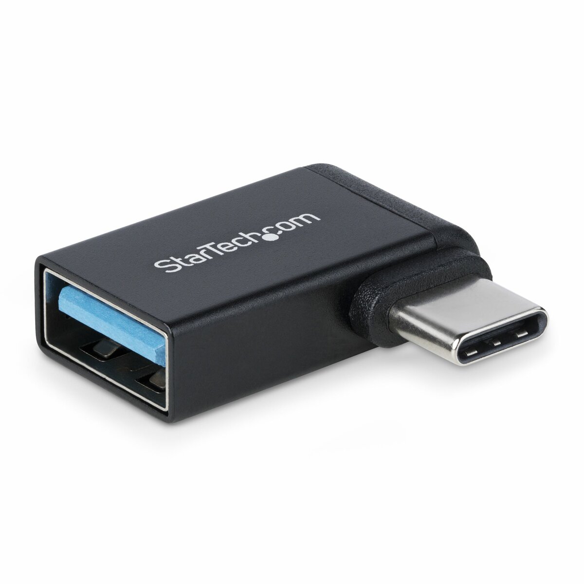 folie 1 von 9, vergrößern, rechtwinkliger usb-c auf usb-a adapter, usb 3.0 5gbps, m/f
