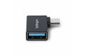 folie 4 von 9, vergrößern, rechtwinkliger usb-c auf usb-a adapter, usb 3.0 5gbps, m/f