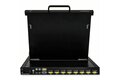 folie 3 von 7, vergrößern, 1he 8 port rackmontage vga kvm konsole für server racks - lcd kvm schublade - 17 zoll (rkcons1708k)