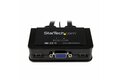 folie 3 von 5, vergrößern, 2 port vga usb kvm switch kabel - vga kvm umschalter usb powered mit fernumschaltung (sv211usb)