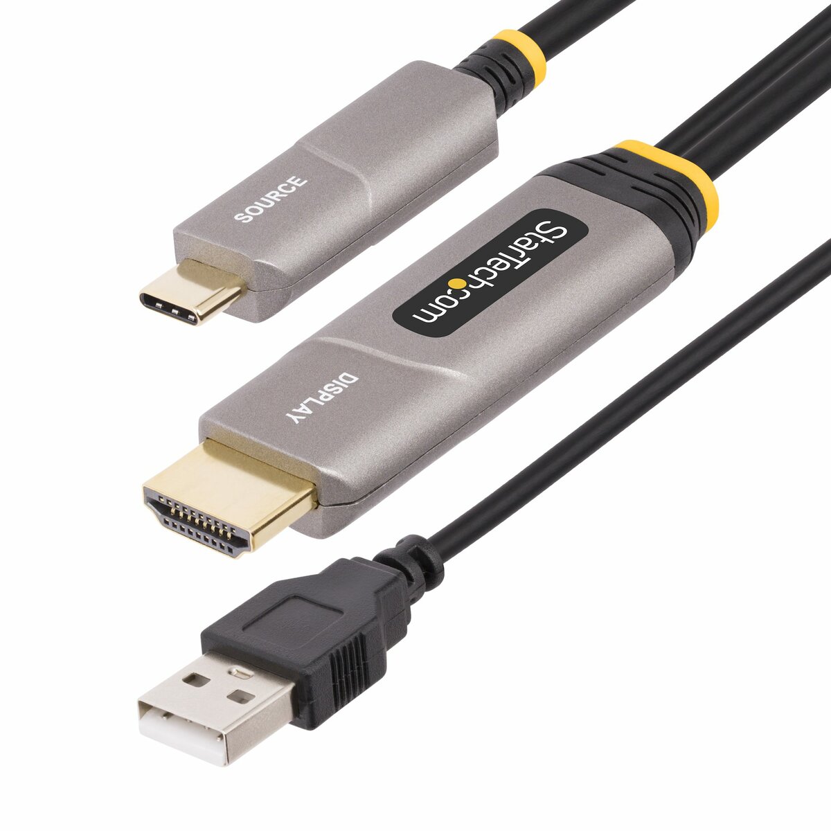 folie 1 von 9, vergrößern, 15,2m usb-c auf hdmi aktives optisches kabel (aoc), 4k 60hz