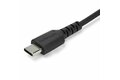 folie 2 von 5, vergrößern, 1m usb-a auf usb-c ladekabel - dauerhaftes usb 2.0 auf usb typ-c datenübertragungs- und schnellladekabel - robuster tpe-mantel aramidfaser, m/m, 3a - schwarz (rusb2ac1mb)