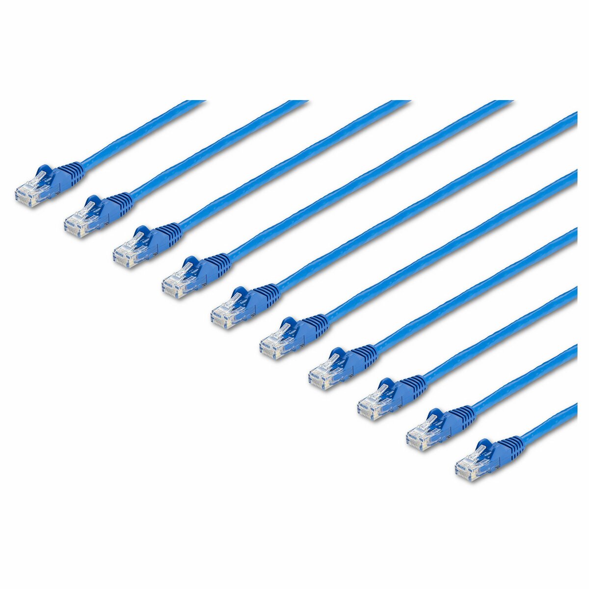 Shop  StarTech.com CAT6 Ethernet cable multipack meets all ANSI/TIA-568-D Category  6 patch cable specifications - This Blue Ethernet cable 10 pack is ETL  Verified to ensure an elevated level of quality