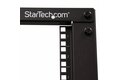 folie 2 von 6, vergrößern, 4-pfosten 18 he mobiles open frame serverrack, 19 zoll netzwerk rack mit rädern, rack für computer/av/daten/it geräte - rollen, nivellierfüße oder bodenmontage (4postrack18u)
