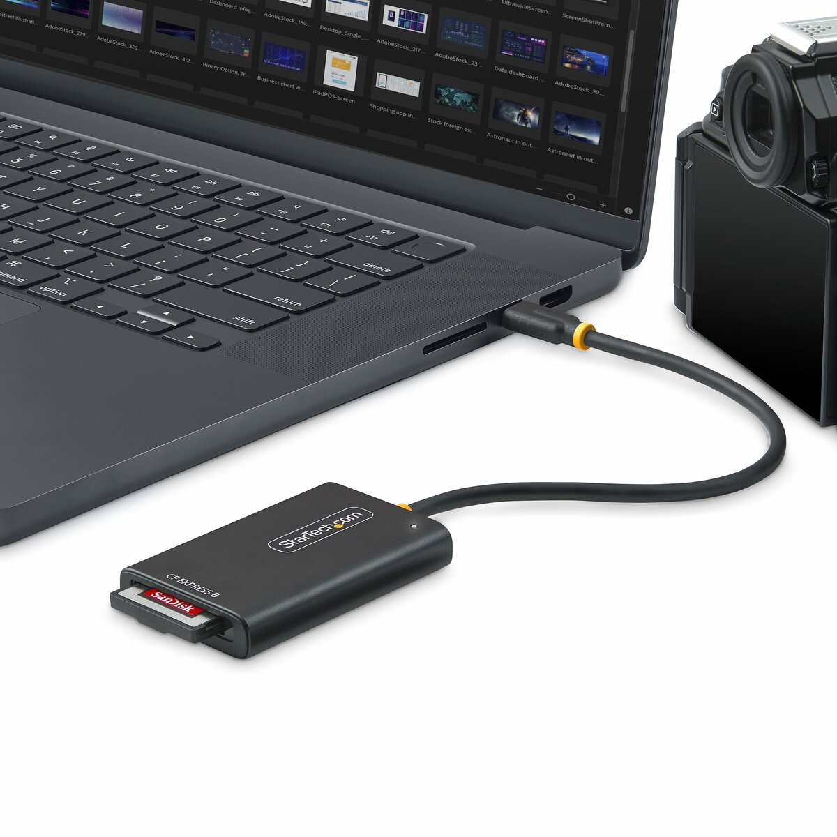 folie 5 von 5, vergrößern, usb-c cfexpress typ b kartenleser, cf express 2.0 leser