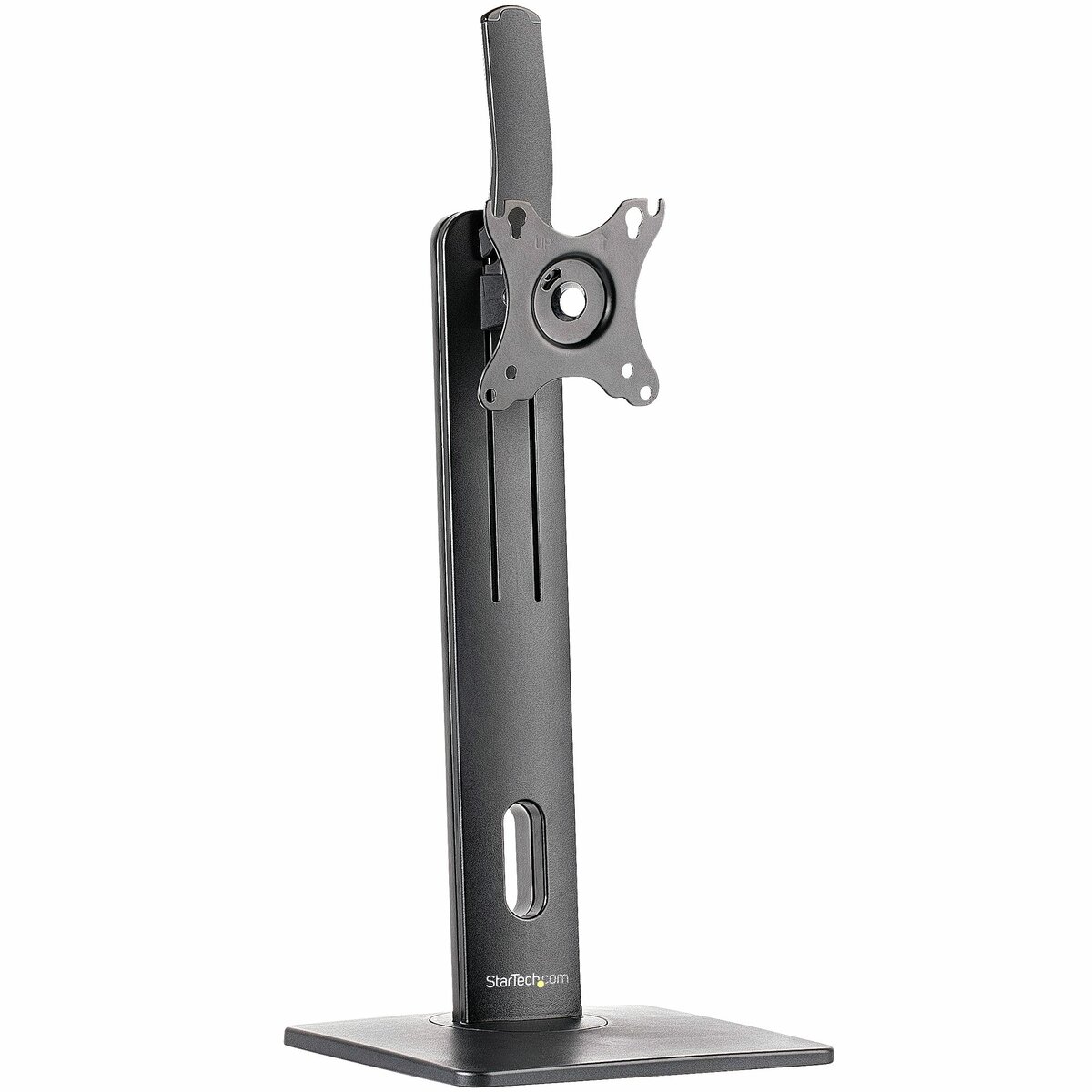 folie 1 von 21, vergrößern, monitorhalter - freistehender, höhenverstellbarer monitorständer - für vesa bildschirme bis zu 32 zoll (7kg) - neigbar/schwenkbar/drehbar (fppneustnd)