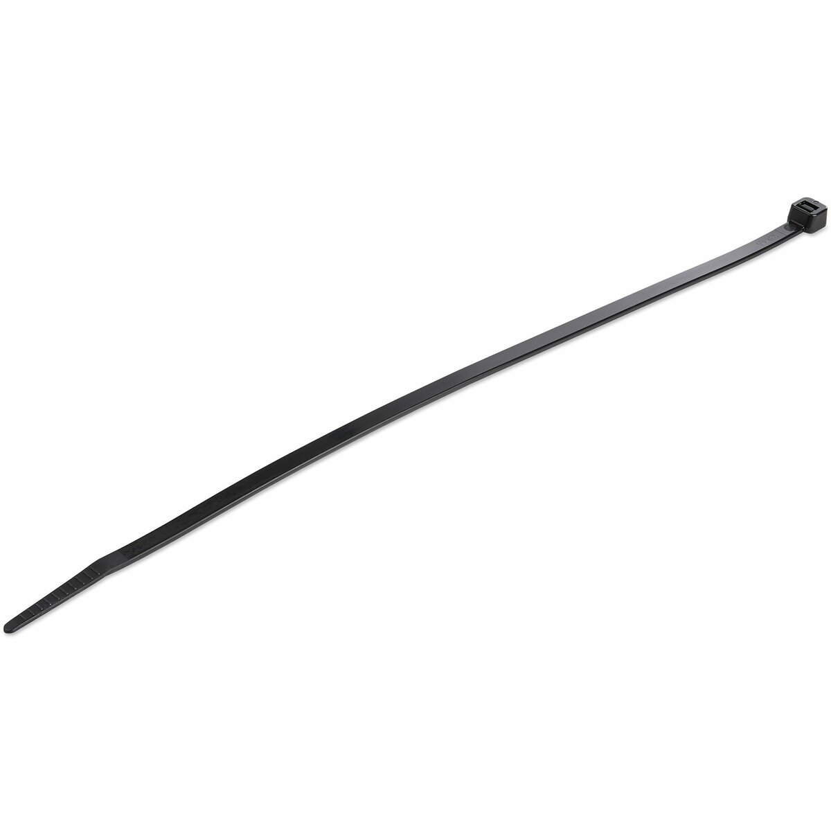 folie 1 von 5, vergrößern, kabelbinder 250x4 mm - selbstsichernde nylon-kabelbinder mit gebogener spitze, bündeldurchmesser bis zum 68 mm , 22 kg zugfestigkeit, 94v-2/ul, 1000 stück - schwarz (cbmzt10b) (cbmzt10bk)