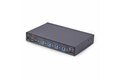 folie 2 von 4, vergrößern, 4-port km switch mit mausumschaltung, usb 3.0 umschalter/switch für tastatur und maus für 4 computer, 3,5mm und usb audio, taa konform