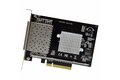 folie 2 von 4, vergrößern, quad port 10g sfp+ netzwerkkarte - intel xl710 open sfp+ converged adapter - pcie 10 gigabit ethernet server nic - 10gbe lwl lan karte - dell poweredge hpe proliant (pex10gsfp4i)