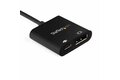 folie 2 von 4, vergrößern, usb-c auf displayport adapter mit power delivery - 8k 60hz /4k 120hz usb-c auf dp 1.4 alt mode videoadapter mit 60w pd pass-through laden - hbr3 - thunderbolt 3 kompatibel (cdp2dp14ucpb)