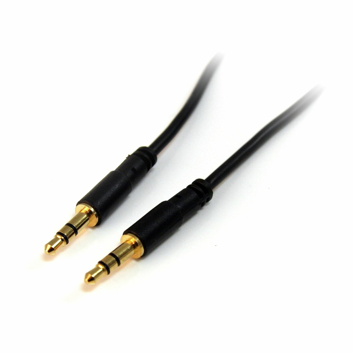 folie 1 von 2, vergrößern, 1,8 m schlankes 3,5mm stereo audio kabel - m/m - 3,5 mm audiokabel (stecker auf stecker) für ihr smartphone, tablet oder ihren mp3-player (mu6mms)
