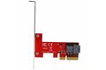 folie 2 von 4, vergrößern, pci express x4 auf sff-8643 adapter für pcie nvme u.2 ssd - u.2 2,5" nvme ssd adapter (pex4sff8643)