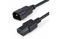 folie 1 von 4, vergrößern, 1 m stromkabel verlängerung, c14 auf c13, 10a 125v, 18awg, stromkabel verlängerung für computer, iec-320-c14 auf iec-320-c13 ac netzteil stromkabel verlängerung, ul gelistet (pxt1001m)