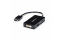 folie 1 von 7, vergrößern, 3-in1 displayport auf hdmi / dvi / vga adapter - dp zu vga, dp zu hdmi, dp zu dvi konverter - 1920x1200 / 1080p - schwarz (dp2vgdvhd)