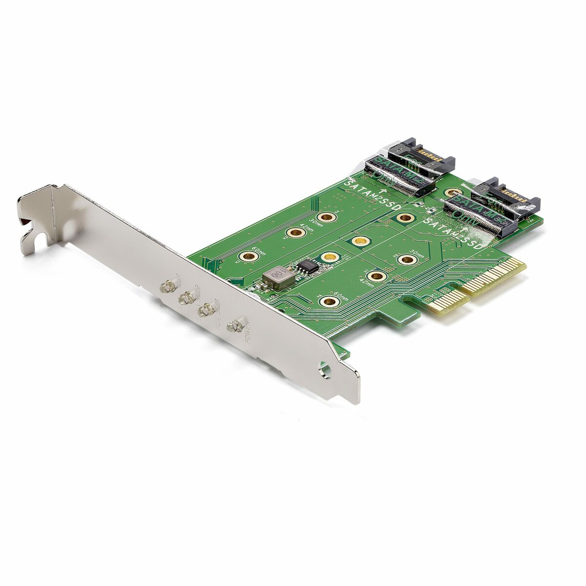StarTech.com Adaptateur SSD M.2 NGFF à 3 ports - 1x M.2 PCIe (NVMe), 2x M.2  SATA III - PCIe 3.0 - Carte M.2 NGFF PCI Express - adaptateur d'interface -  M.2 Card /