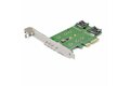 folie 1 von 4, vergrößern, 3 port m.2 ssd (ngff) adapterkarte - 1x pcie (nvme) m.2, 2x sata iii m.2 - pcie 3.0 - pci express 3.0 m.2 ngff karte (pexm2sat32n1)