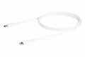 folie 4 von 4, vergrößern, 1m usb-c auf lightning-kabel - hochbelastbare, robuste aramidfaser - lade-/synchronisationskabel - apple mfi-zertifiziert ipad/iphone 12 - weiß (rusbcltmm1mw)