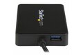 folie 4 von 4, vergrößern, usb-c auf dual gigabit ethernet adapter mit usb 3.0 (typ-a) port - usb typ-c gigabit netzwerk adapter - usb-c dual port nic/lan adapter - schwarz (us1gc301au2r)