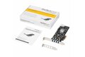 folie 6 von 6, vergrößern, 4 port usb 3.0 pcie karte mit 4 dedizierten 5 gbit/s kanälen (usb 3.2 gen 1) - uasp - sata / lp4 power - pci express adapter karte (pexusb3s44v)