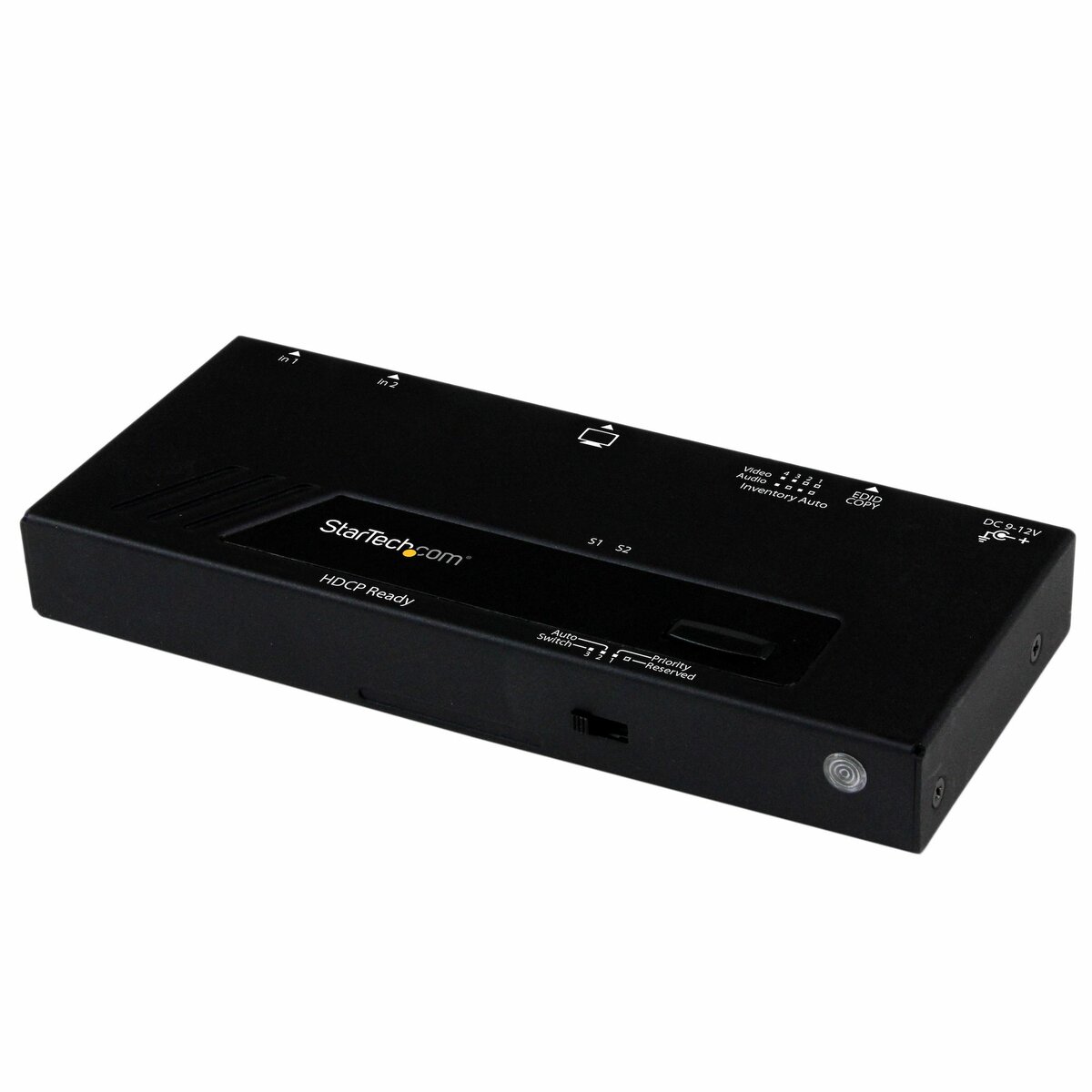 folie 1 von 4, vergrößern, 2 port hmdi® switch / verteiler - automatische umschaltung mit ir-fernbedienung - 1080p - hdmi auto switch / umschalter (vs221hdq)