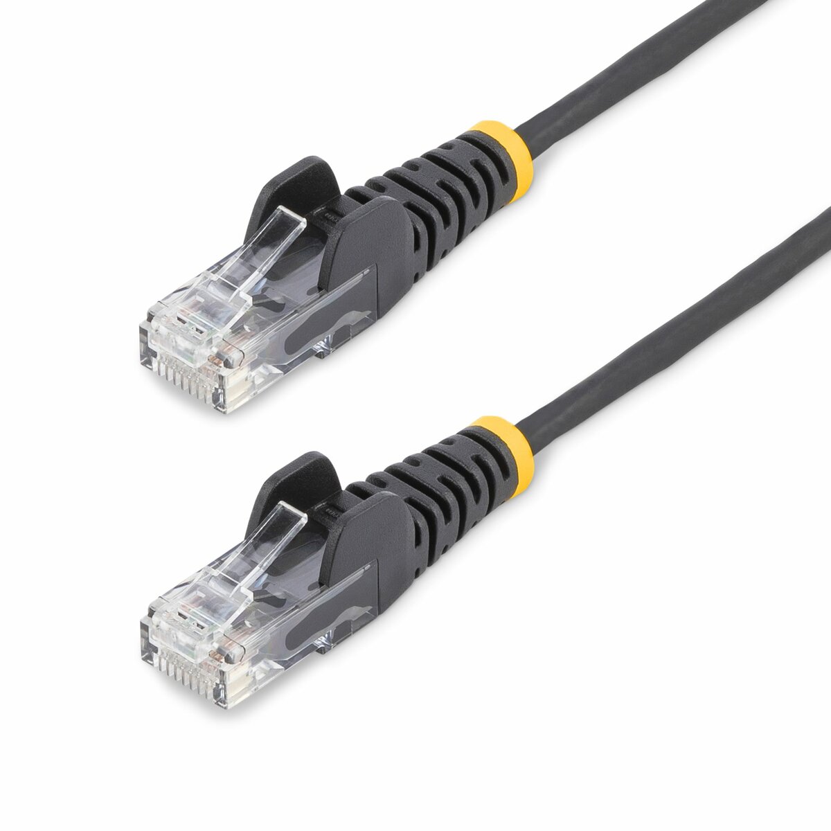 folie 1 von 5, vergrößern, 10m schwarzes dünnes cat6-ethernet-kabel, snagless, lszh