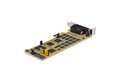 folie 3 von 7, vergrößern, pci express serielle karte - 16 db9 rs232 ports - niedrig + vollprofil - serieller adapter mit mehreren ports - pcie serielle karte
