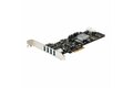 folie 4 von 6, vergrößern, 4 port usb 3.0 pcie karte mit 4 dedizierten 5 gbit/s kanälen (usb 3.2 gen 1) - uasp - sata / lp4 power - pci express adapter karte (pexusb3s44v)