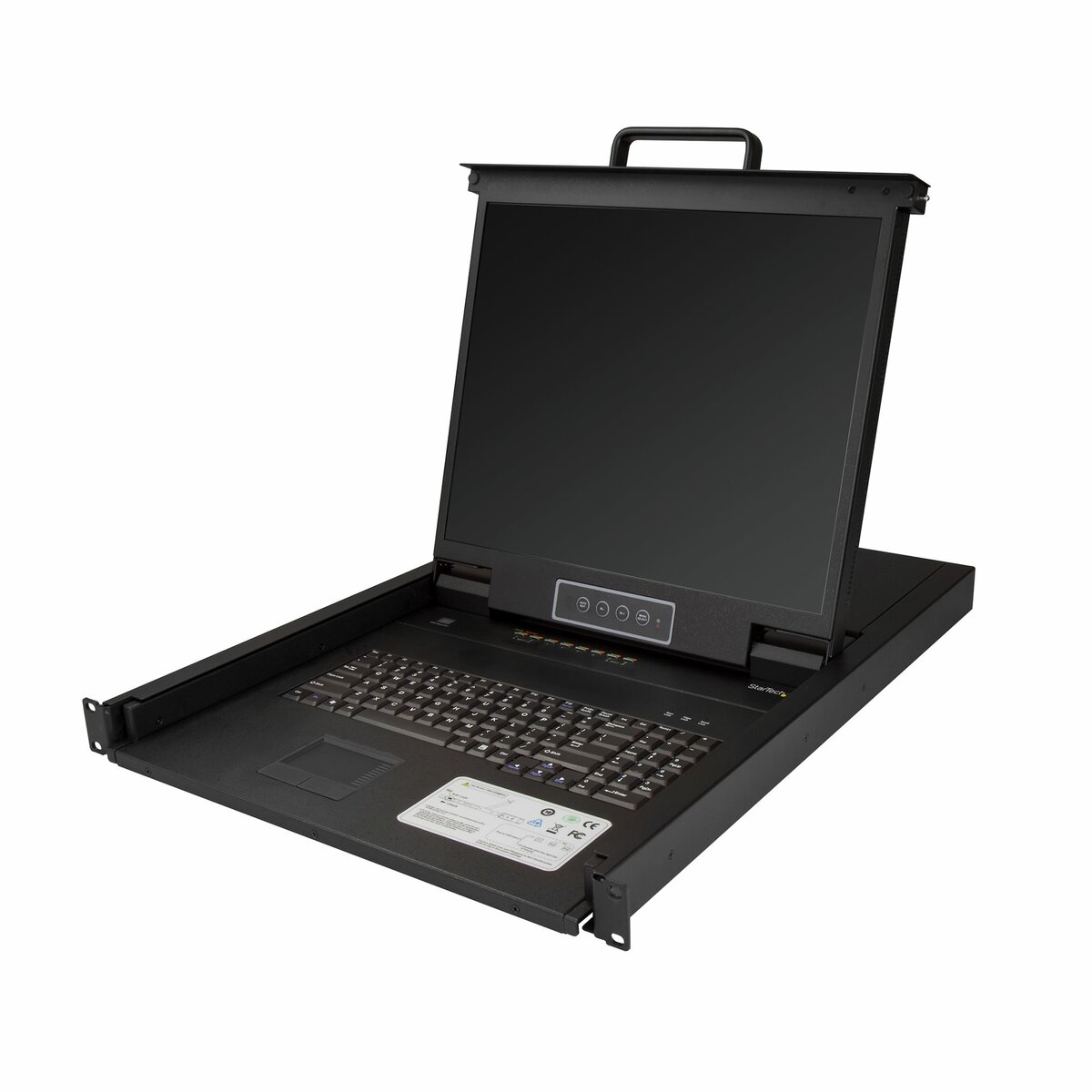 folie 1 von 6, vergrößern, 8 port rackmontage kvm konsole für server rack - vga kvm - 19in - 1he (rkcons1908k)
