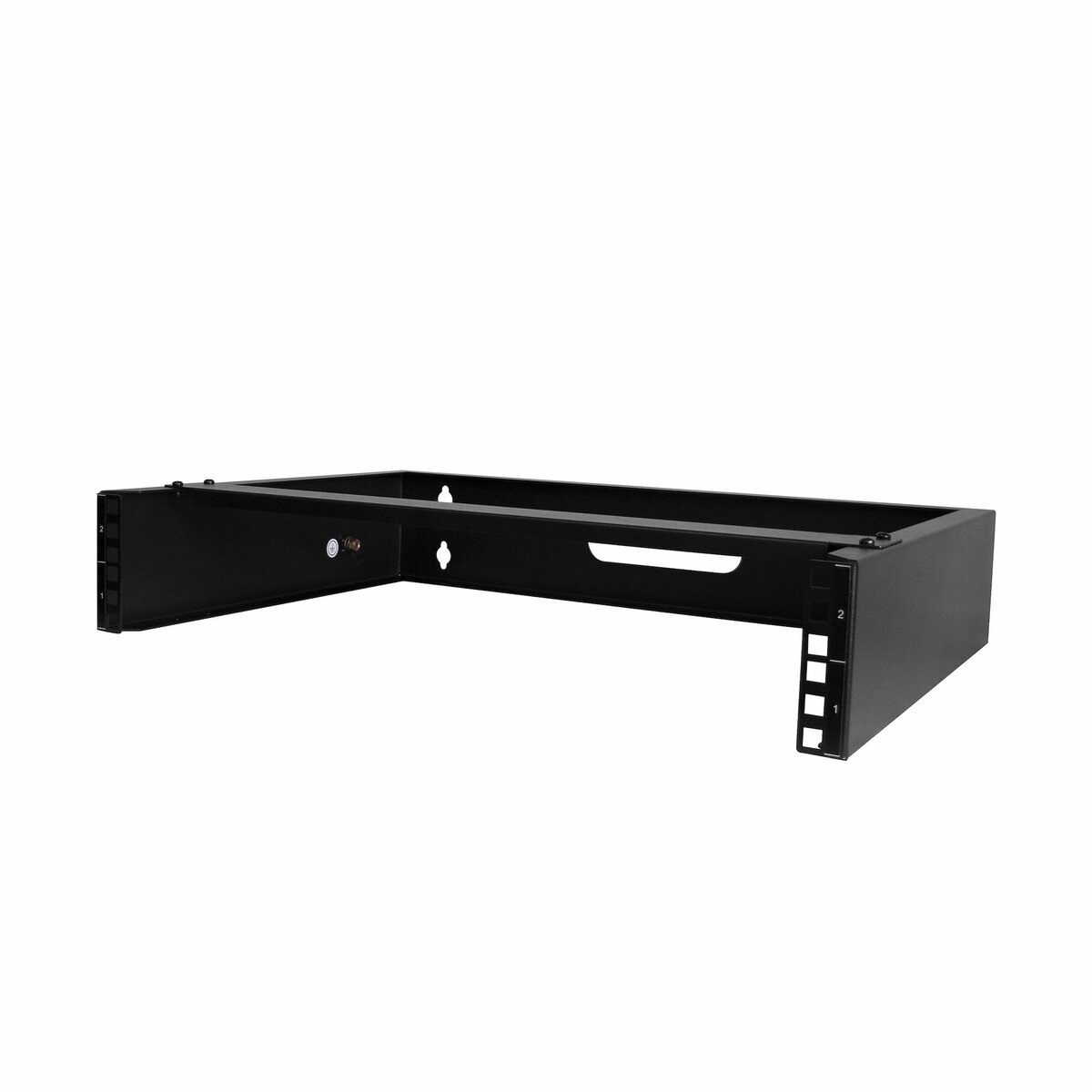 StarTech.com 2U Wall Mount Rack - 19 Wall Mount Network Rack - 14 inch  Deep (Low Profile) - Wall Mounting Patch Panel Bracket for Network Switches  - IT Equipment - 77lb (35kg)