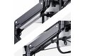 slide {0} of {1}, zoom in, Crossbar Triple Monitor Desk Mount, VESA 75x75/100x100