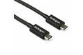 folie 1 von 3, vergrößern, 80cm passives thunderbolt 3 kabel, 40gbps, 100w pd, 4k/5k video, thunderbolt kabel, kompatibel mit usb4/dp alt mode, thunderbolt 4, usb 3.2/typ-c (tblt34mm80cm)