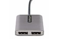 folie 3 von 7, vergrößern, usb-c auf dual displayport 1.4 adapter, usb-c multi-monitor mst hub, dual 5k 60hz dp laptop display extender / splitter, hdr, extra langes integriertes kabel, nur windows (mst14cd122dp)