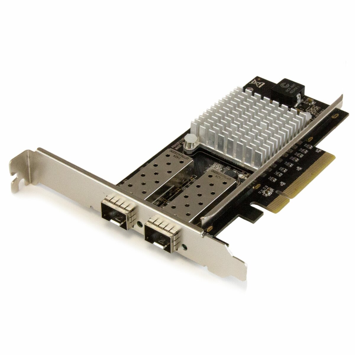 folie 1 von 4, vergrößern, 2 port 10g lwl netzwerkkarte mit offenem sfp+ - pcie, intel chip - 2-fach glasfaser ethernet adapter mit open sfp+ (pex20000sfpi)