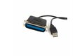 folie 1 von 4, vergrößern, 1,9m usb auf parallel kabel - centronics / ieee1284 druckerkabel/ adpter - st/st (icusb1284)