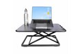 folie 11 von 11, vergrößern, stehpult aufsatz für laptop - bis zu 8kg - höhenverstellbarer laptop riser - stehpult konverter/stehschreibtischaufsatz - sitz steh arbeitsplatz plattform (laptop-sit-stand)