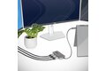 folie 7 von 7, vergrößern, 3-port usb-c multi-monitor adapter, usb-c auf 3x hdmi mst hub, dreifach 4k 60hz hdmi laptop display extender / splitter, hdr, extra langes integ. kabel, nur windows (mst14cd123hd)
