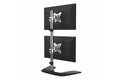 folie 2 von 3, vergrößern, vertikaler doppelmonitorständer, ergonomische tischhalterung für zwei displays, freistehende universal-monitorhalterung, höhenverstellbar, für bis zu zwei 27" oder 34" ultrawide (8kg) vesa monitore