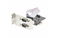 folie 6 von 7, vergrößern, 2-port serielle pcie karte, quad-port pci express zu rs232/rs422/rs485 db9 serielle karte, standard/niedrigrofil halterungen, 16c1050 uart, esd schutz, windows/linux (2s232422485-pc-card)