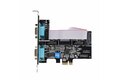 folie 5 von 7, vergrößern, 2-port serielle pcie karte, quad-port pci express zu rs232/rs422/rs485 db9 serielle karte, standard/niedrigrofil halterungen, 16c1050 uart, esd schutz, windows/linux (2s232422485-pc-card)