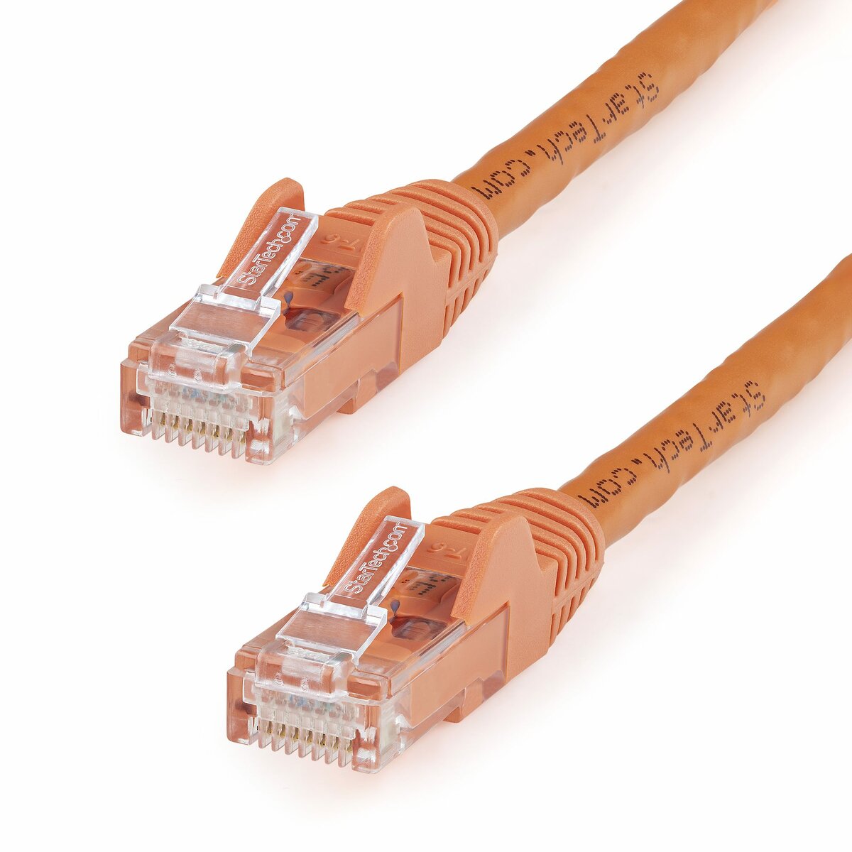 StarTech.com 6ft CAT6 Cable - 10 Gigabit Snagless RJ45 650MHz 100W PoE Cat  6 Patch Cord - 10GbE UTP CAT6 Network Cable - Orange CAT6 Ethernet Cable -  Fluke Tested/Wiring is UL