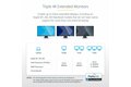 slide {0} of {1}, zoom in, Triple-Monitor 4K USB-C Dock with 5x USB 3.2 5Gbps Ports