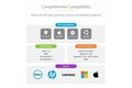 slide {0} of {1}, zoom in, Triple-Monitor 4K USB-C Dock with 5x USB 3.2 5Gbps Ports