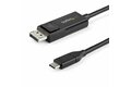 folie 1 von 5, vergrößern, usb-c auf displayport-kabel (4k 60 hz, 2m, usb-c-adapter, bidirektional, thunderbolt 3-kompatibel) (cdp2dp2mbd)